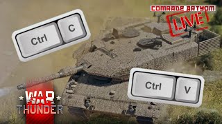 Ctrl+C - Ctrl+V гейплей в War Thunder / СТРИМ