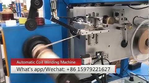 Programmable H.V Coil Winding Machine for Distribution Transformers-Winding with paper wrapped