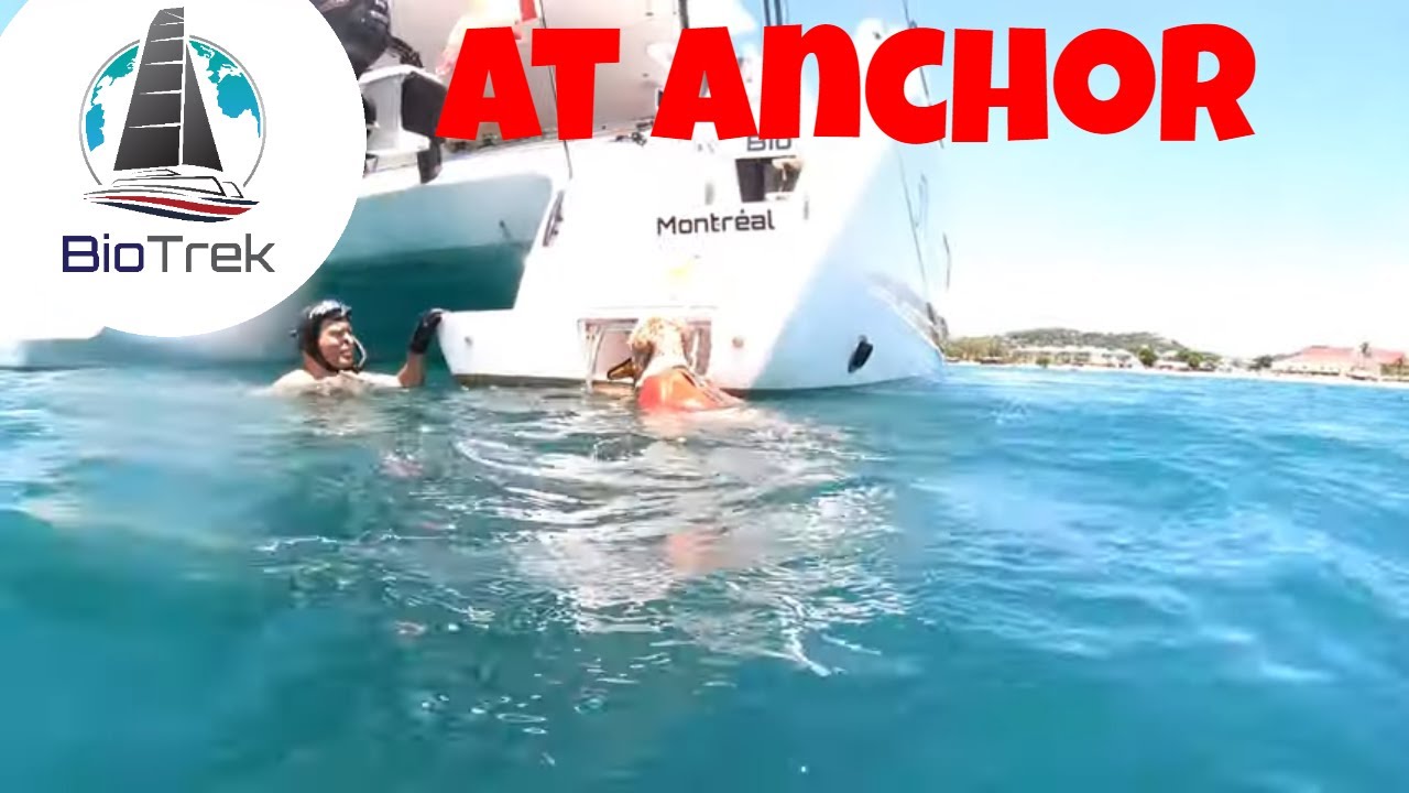 Ep. 86. At anchor again - how we relax at anchor during lock-down!