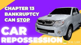 Chapter 13 STOPS Car Repossessions & Lowers Car Payments