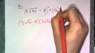 Solving Radical Equations