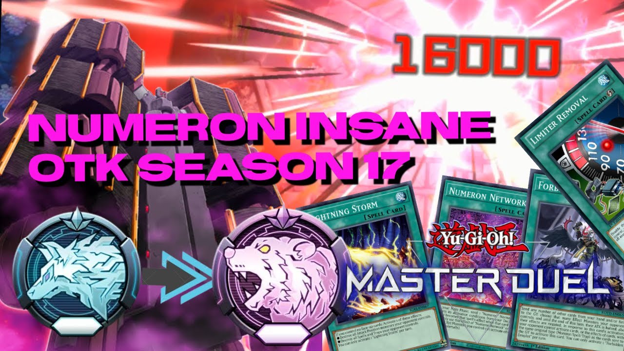 Numeron OTK deck Season 17 From Platinum to Diamond Replays Deck