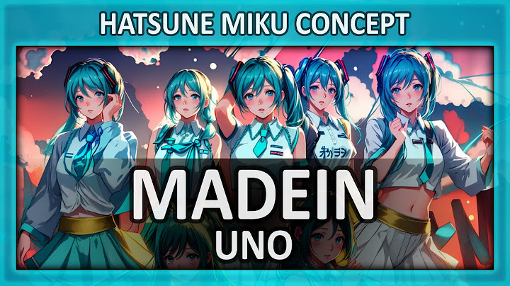 MADEIN - 'UNO' (Hatsune Miku Concept) Dance Performance Cover MV - Generative AI Anime Animation