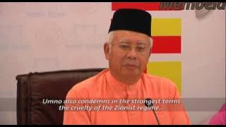 Najib condemns Israel's attacks on Gaza