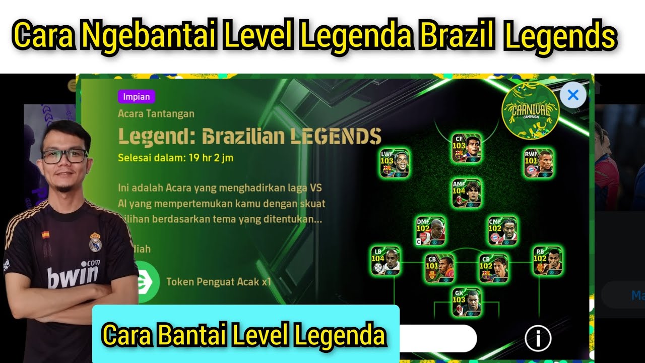 Cara Sangat Mudah Bantai Level Legenda Brazilian Legends 🔥🔥🔥 - YouTube