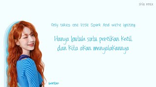 aespa (에스파) Spark (WINTER Solo) [Han/Rom/Ina] Color Coded Lyrics Lirik Terjemahan Indonesia