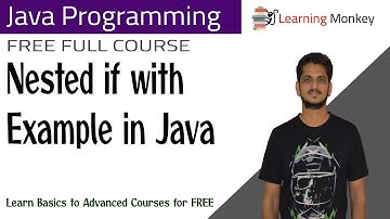 Nested if with Example in Java || Lesson 18 || Java Programming || Learning Monkey ||
