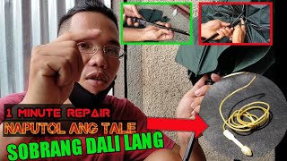 Automatic umbrella repair | NAPUTOL Ang Tale | Payong repair