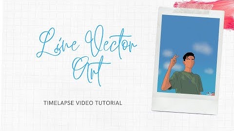 Unknown Reference / Line Vector Art - Timelapse Video Tutorial using Autodesk Sketchbook | AE