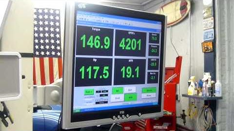 Video of DYNO run on the computer