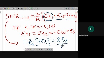 Probability of Error of Matched Filter - Part 2