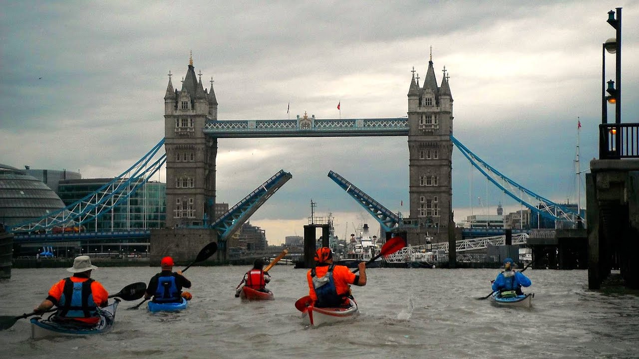 Kayaking on the Thames YouTube