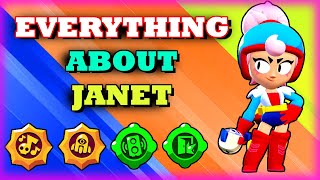 Janet explained : Attack, Super, Star Power, Gadgets, Mechanics, Animations, Gameplay | Brawl Stars