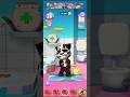 Poor kitty needs help! 🐱😂 Bathroom trouble gone funny!TalkingTom #FunnyCat