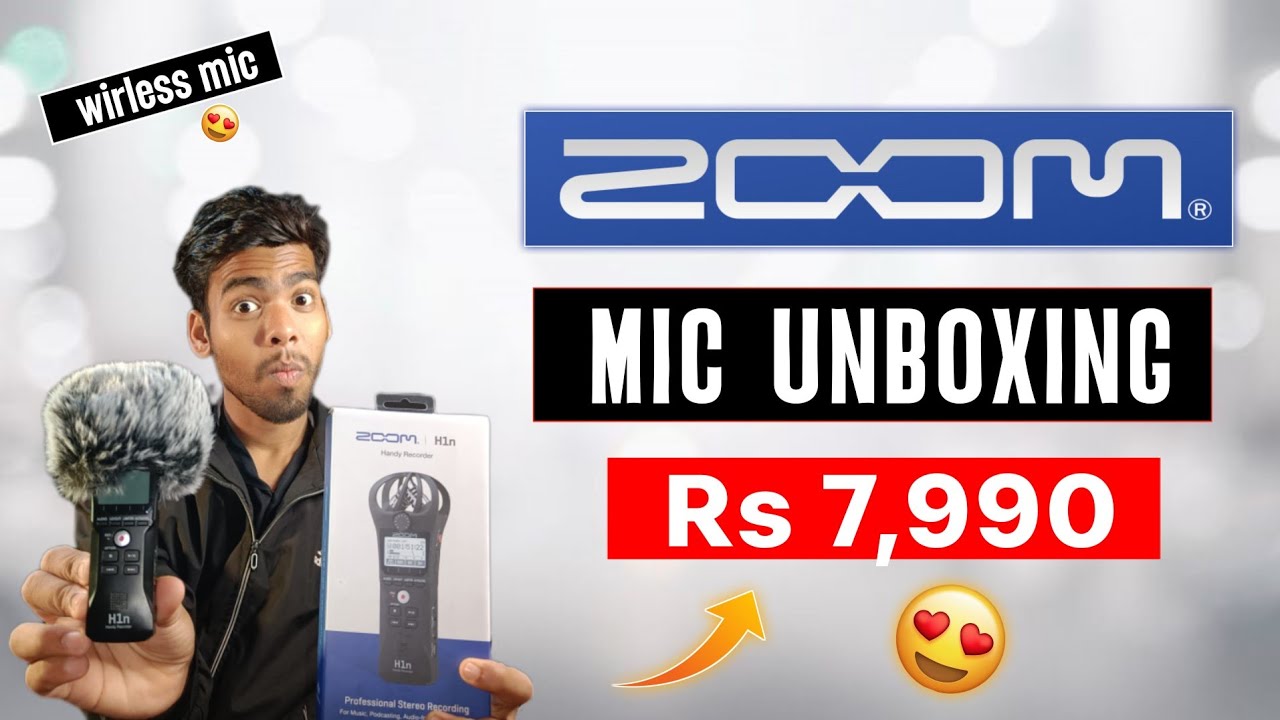 Zoom H1n Handy Recorder Unboxing Zoom H1n Best Mic For Youtubers