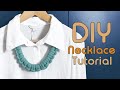 Beginners Chunky Knotted Necklace Tutorial - Quick and Easy