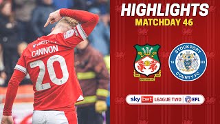 HIGHLIGHTS | Wrexham AFC vs Stockport County