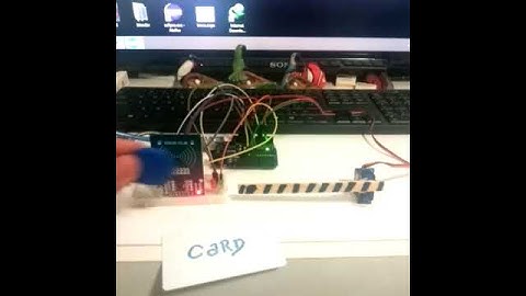 Cancela com arduino uno.