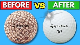 The ONLY Way To Clean Your Golf Ball (Dishwasher VS Detergent)