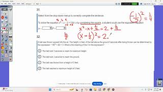 LEAP 2025 Algebra 1 Practice test   session 3
