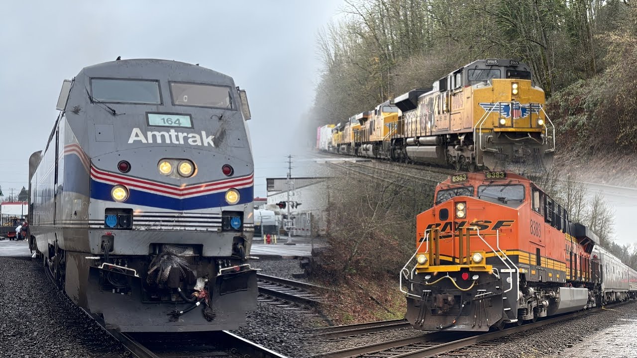 First Trains of 2026!!  Vancouver & Felida 1/2/26 ft. @TracksideSamOfficial @TealGuy 