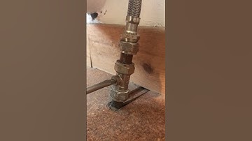 Shutting off the water supply   - isolating valve #plumbing #diy