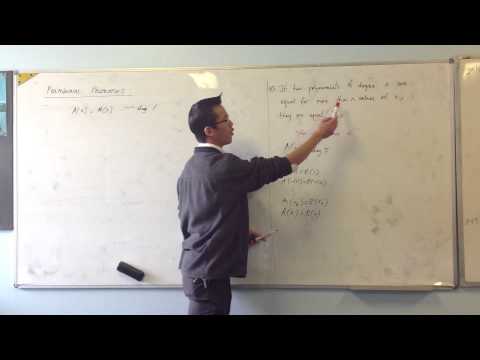Polynomial Properties: Equal Expressions