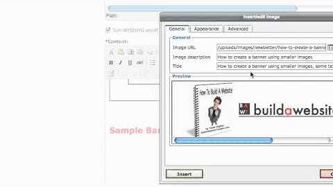 How to Create a Banner - Part 2 by Buildawebsitetonight.com