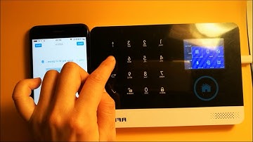 Slow Demonstration of WIFI Set Up on JCHENG Home Security Alarm Kit by JCHENG SECURITY