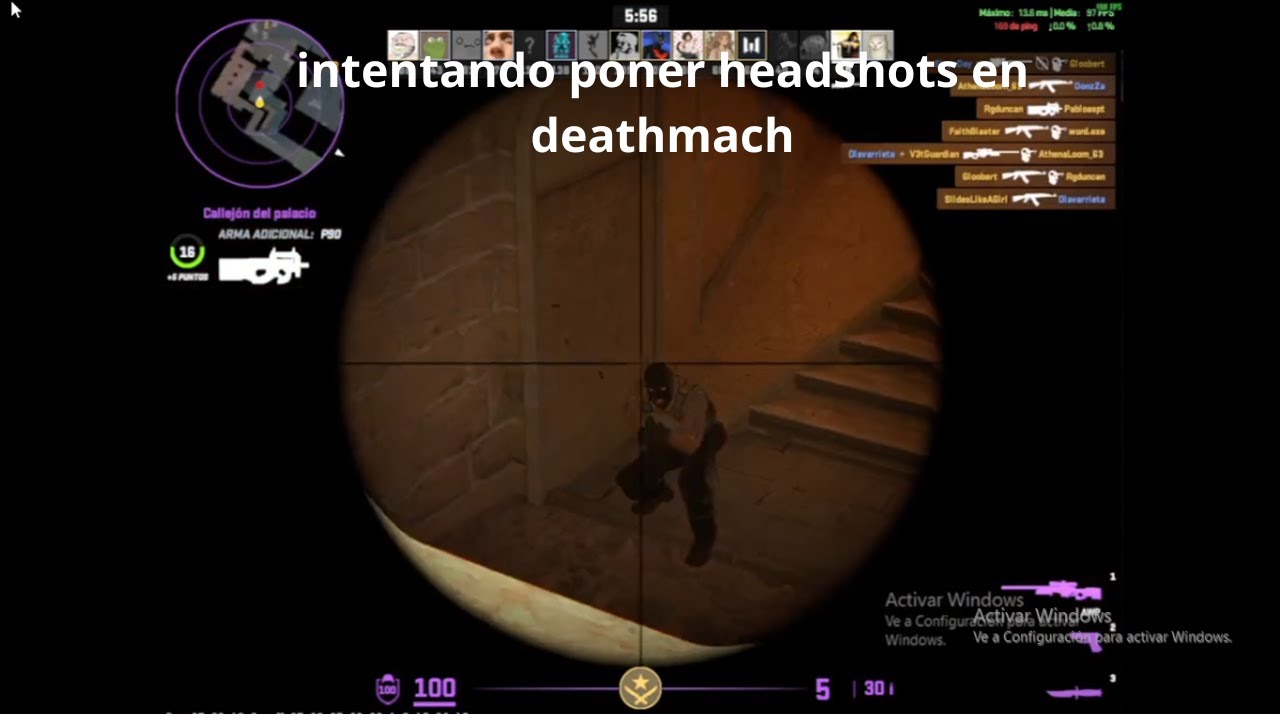 Muchos fallos, algunos headshot y un cuchillazo 😎