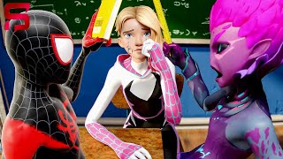 Spider-Gwen's SAD BULLIED LIFE.. Fortnite