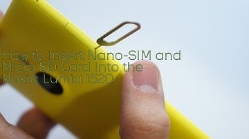 How to Insert Nano Sim and Micro SD Card into the Lumia 1520 (MyNokiaBlog)