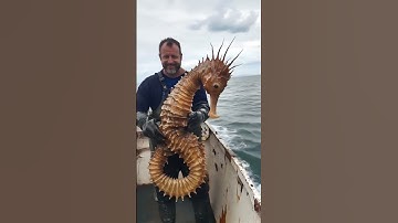 Giant Seahorse Caught on Camera! 🐉🌊 #seahorse #giantseahorse #marinelife