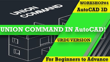 solid editing in Autocad 3D || Union Command in Autocad 3D || Separate Command In Autocad 3D
