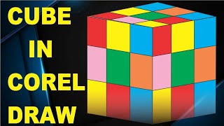 How to Create a 3D Cube Effect in CorelDraw | 3D Cube Design in CorelDRAW
