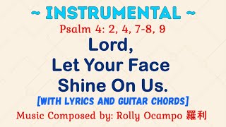 Video thumbnail of "[INSTRUMENTAL Version 1] for 14 April 2024 Mass | Psalm 4: Lord, Let Your Face Shine On Us."
