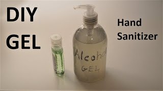 Proper DIY Alcohol Gel Hand Sanitizer (not aloe vera!) - Ec-Projects