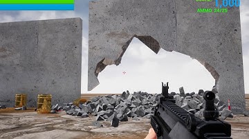 Game "Nextgen Sandbox" Concrete Simulation Unreal Engine