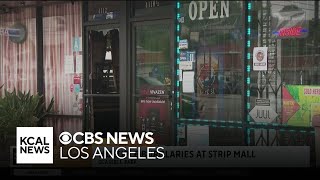 Glassell Park strip mall businesses suffer smashed windows and doors