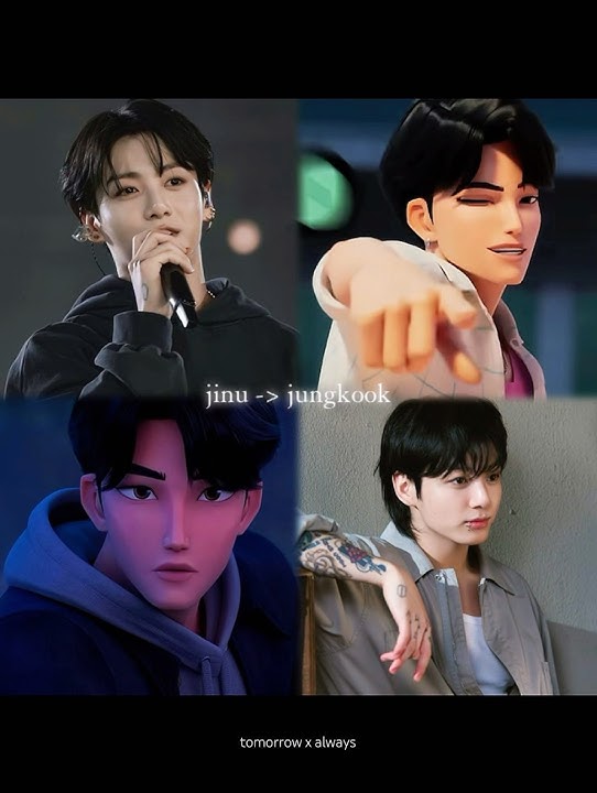 saja boys as real kpop idols #sajaboys #kpopdemonhunters #yeonjun #jungkook #han #san #taemin #kpop