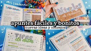 APUNTES FÁCILES Y BONITOS // NUEVAS IDEAS INSPIRACIÓN Y CONSEJOS   DanielaGmr ✨