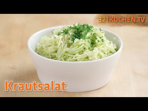 Video: Wie Man Krautsalatsalat Macht: 2 Leckere Rezepte