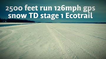 TD 900 ace turbo dynamics stage 1 126mph GPS 202kmh