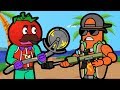 The Brat & Sweaty Sands | Tomato & Burger (Fortnite Animation)