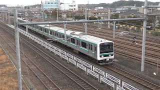 556M E501系 K753編成 高萩駅発車