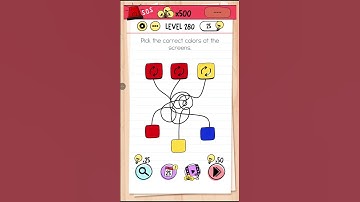 Brain Test Level 280 Walkthrough