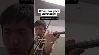 giddyup we goin on a crazy ride 🤠 #violin #classicalmusic #practice #ginastera