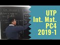 UTP - PC4 - Introducción a la matemática para ingeniería - 2019-1