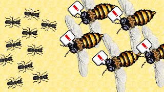 Can I Survive The Killer Bee Invasion in Pocket Ants Mobile?!