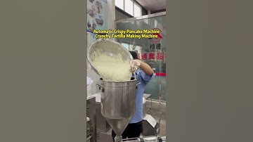 Automatic Crispy Pancake Machine、Crunchy Tortilla Making Machine